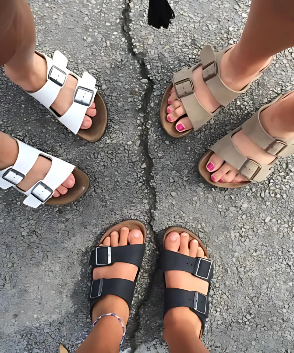 Premium Genuine Suede Sandals by Qomfort - Image 4