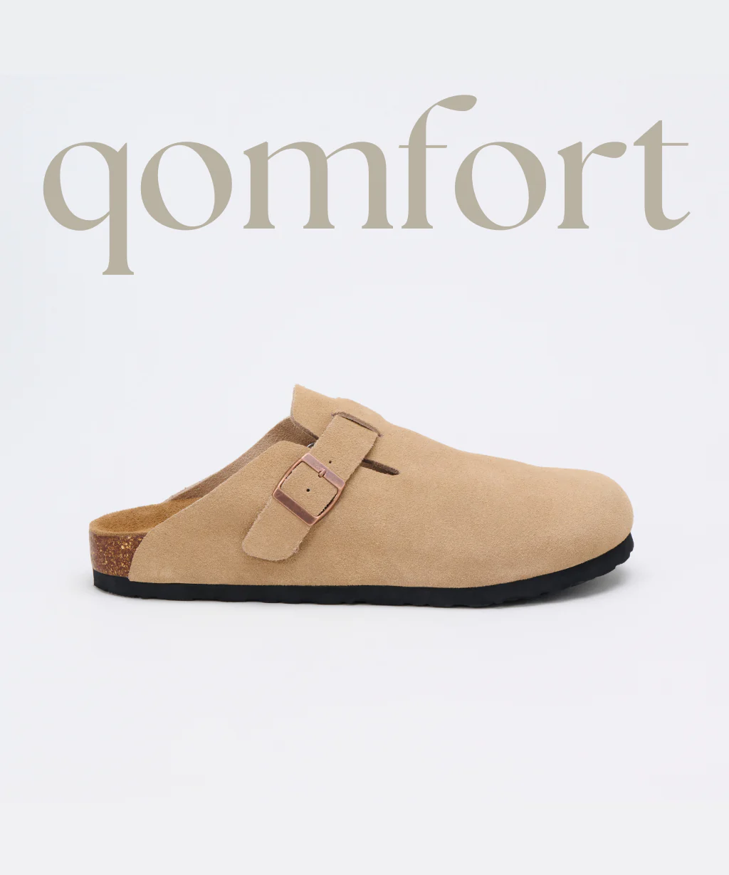 Premium Genuine Suede Clogs by Qomfort - Image 3