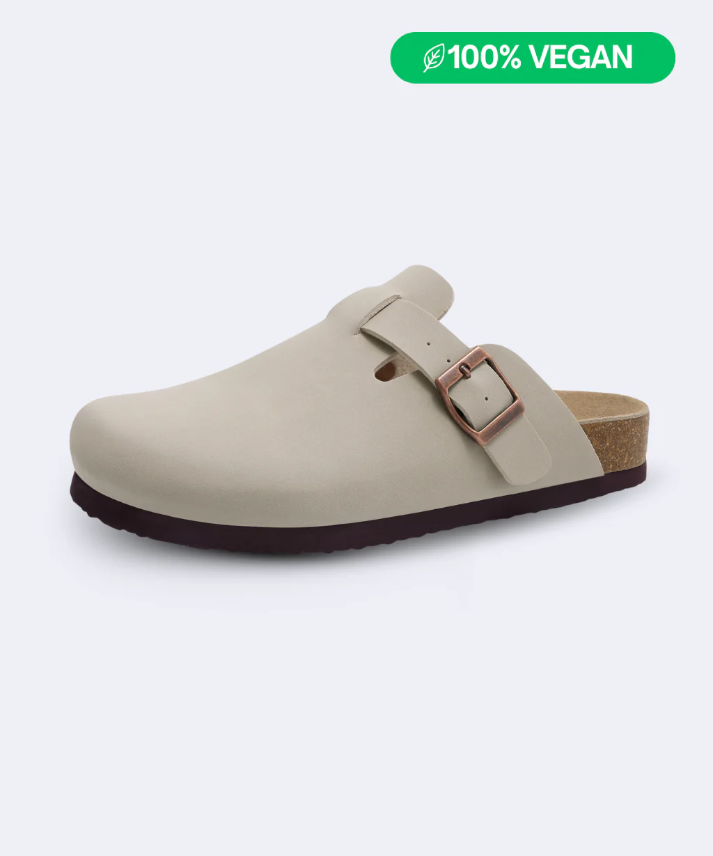 Smooth Vegan Leather Clogs by Qomfort - Image 6
